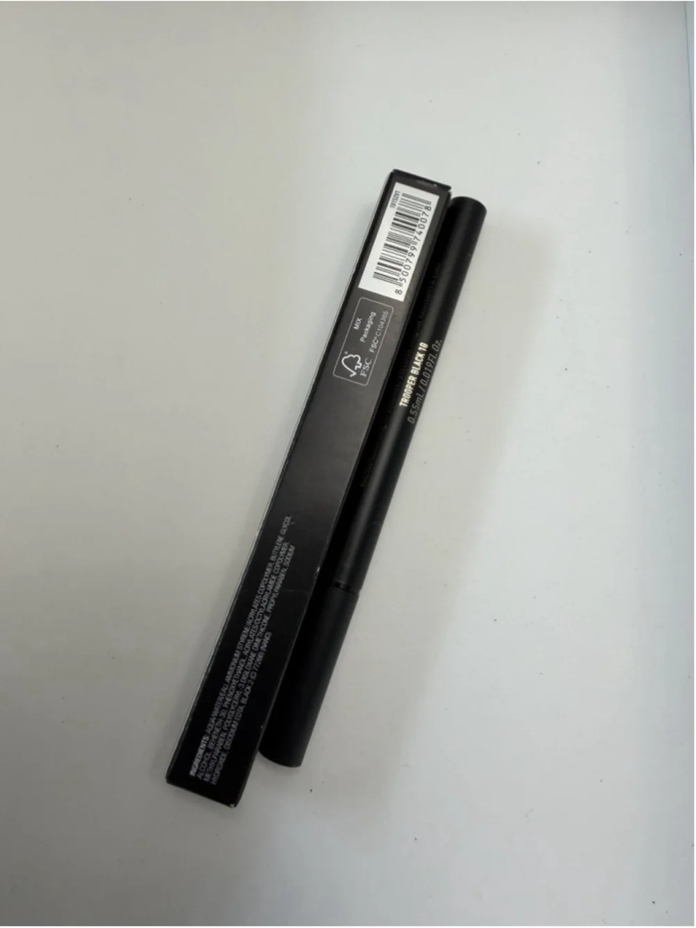 KVD Tattoo Liner Waterproof Liquid Eyeliner Trooper Black 10 Full Size 0.55 mL